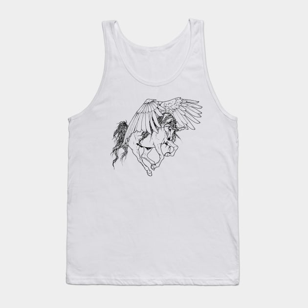 Pegasus Tank Top by CaptainsLady